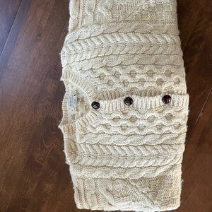 L.L. Bean Irish wool cardigan, S
